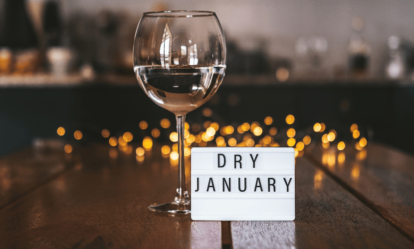 Dry January - affiche de prévention
