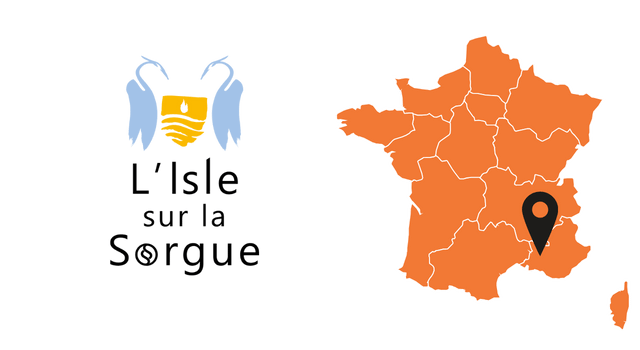 Carte Isle sur la Sorgue