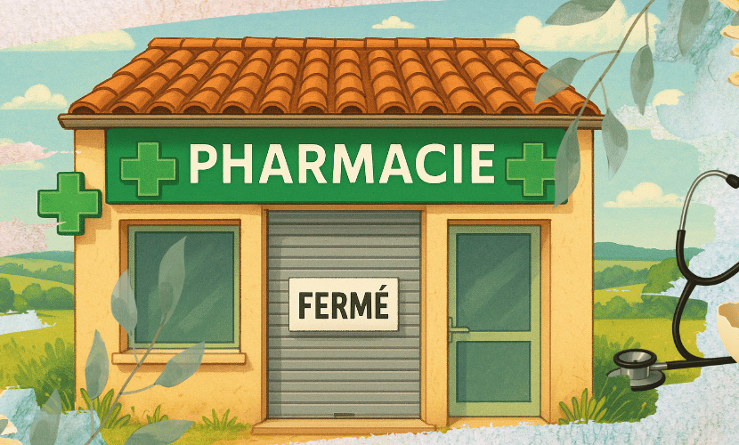 Fermeture pharmacie grève